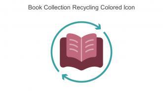 Book Collection Recycling Colored Icon In Powerpoint Pptx Png And Editable Eps Format