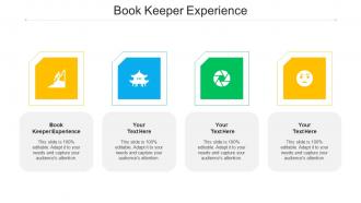 Book Keeper Experience Ppt Powerpoint Presentation Styles Good Cpb