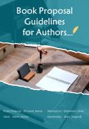 Book Proposal Guidelines For Authors Report Sample Example Document