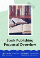 Book Publishing Proposal Overview Report Sample Example Document
