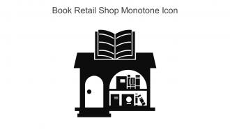Book Retail Shop Monotone Icon In Powerpoint Pptx Png And Editable Eps Format