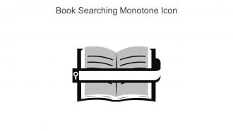 Book Searching Monotone Icon In Powerpoint Pptx Png And Editable Eps Format