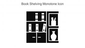 Book Shelving Monotone Icon In Powerpoint Pptx Png And Editable Eps Format