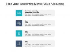 Book value accounting market value accounting ppt powerpoint presentation outline slides cpb