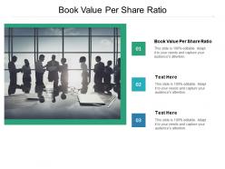 Book value per share ratio ppt powerpoint presentation model examples cpb