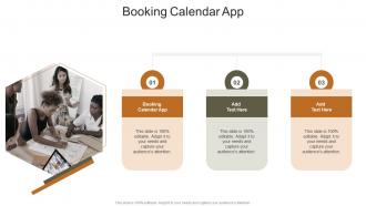 Booking Calendar App In Powerpoint And Google Slides Cpb