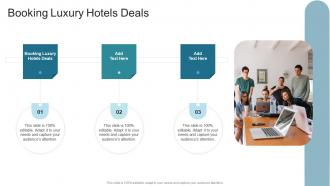 Booking Luxury Hotels Deals In Powerpoint And Google Slides Cpb