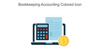 Bookkeeping Accounting Colored Icon In Powerpoint Pptx Png And Editable Eps Format