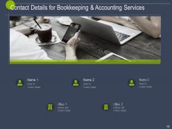 Bookkeeping And Accounting Services Proposal Powerpoint Presentation Slides
