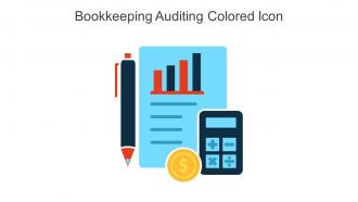 Bookkeeping Auditing Colored Icon In Powerpoint Pptx Png And Editable Eps Format