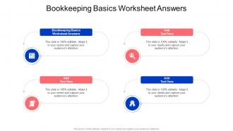 Bookkeeping Basics Worksheet Answers In Powerpoint And Google Slides Cpb