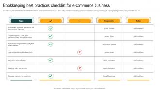 Bookkeeping Best Practices Checklist For E Commerce Business
