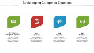 Bookkeeping Categories Expenses Ppt Powerpoint Presentation Gallery Example Cpb