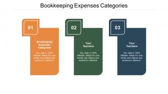 Bookkeeping expenses categories ppt powerpoint presentation pictures icons cpb