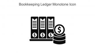 Bookkeeping Ledger Monotone Icon In Powerpoint Pptx Png And Editable Eps Format