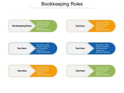 Bookkeeping roles ppt powerpoint presentation styles objects cpb