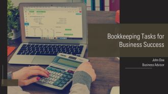 Bookkeeping Tasks For Business Success PPT Designs AT