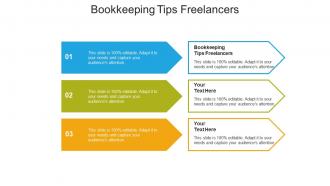 Bookkeeping tips freelancers ppt powerpoint presentation inspiration graphics download cpb
