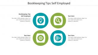 Bookkeeping tips self employed ppt powerpoint presentation outline example cpb