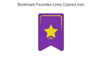 Bookmark Favorites Links Colored Icon In Powerpoint Pptx Png And Editable Eps Format