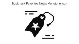 Bookmark Favorites Notes Monotone Icon In Powerpoint Pptx Png And Editable Eps Format