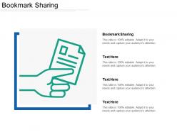 Bookmark sharing ppt powerpoint presentation file graphics download cpb