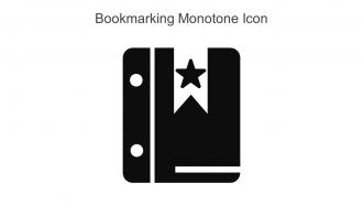 Bookmarking Monotone Icon In Powerpoint Pptx Png And Editable Eps Format