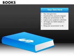 45815108 style variety 2 books 1 piece powerpoint presentation diagram infographic slide