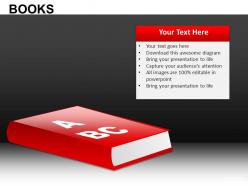 Books powerpoint presentation slides db