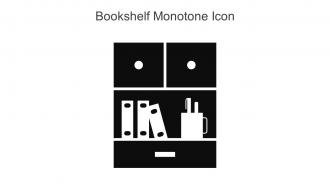 Bookshelf Monotone Icon In Powerpoint Pptx Png And Editable Eps Format