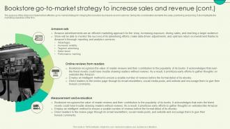 Bookstore Go To Market Strategy To Increase Book Shop Business Plan BP SS Engaging Graphical