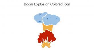 Boom Explosion Colored Icon In Powerpoint Pptx Png And Editable Eps Format