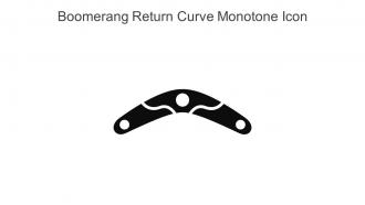 Boomerang Return Curve Monotone Icon In Powerpoint Pptx Png And Editable Eps Format