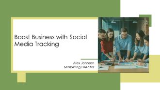 Boost Business With Social Media Tracking PPT Structure AT