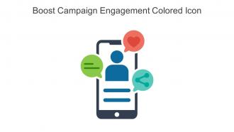 Boost Campaign Engagement Colored Icon In Powerpoint Pptx Png And Editable Eps Format