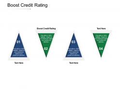 Boost credit rating ppt powerpoint presentation gallery background image cpb