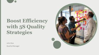 Boost Efficiency With 5S Quality Strategies PPT Information AT