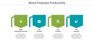 Boost employee productivity ppt powerpoint presentation gallery ideas cpb