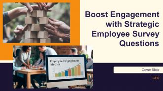 Boost Engagement With Strategic Employee Survey Questions PPT Sample AT