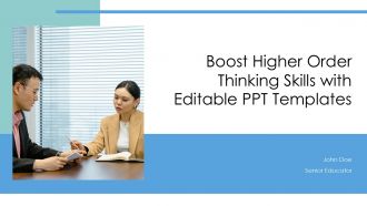 Boost Higher Order Thinking Skills With Editable PPT Templates PPT H