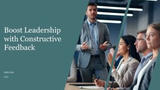 Boost Leadership With Constructive Feedback PPT PowerPoint AT