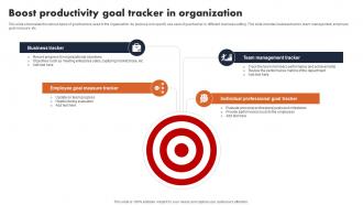 Boost Productivity Goal Tracker In Organization