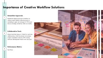 Boost Productivity With Creative Workflow Solutions PPT Graphics AT Downloadable Informative