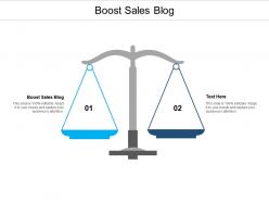Boost sales blog ppt powerpoint presentation visual aids styles cpb