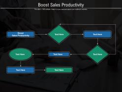 Boost sales productivity ppt powerpoint presentation outline professional cpb