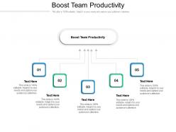Boost team productivity ppt powerpoint presentation infographics portfolio cpb
