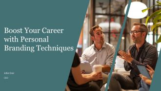 Boost Your Career With Personal Branding Techniques PPT Summary AT