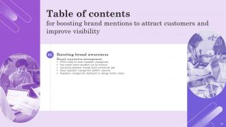 Boosting Brand Mentions To Attract Customers And Improve Visibility Branding CD V