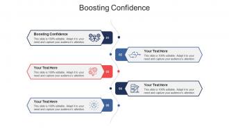 Boosting confidence ppt powerpoint presentation professional master slide cpb
