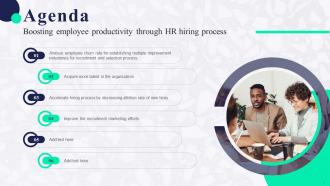 Boosting Employee Productivity Through HR Hiring Process Complete Deck Multipurpose Idea